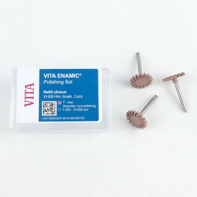 Polierinstrument Brush VI-EB 14M pink, 3 Stück