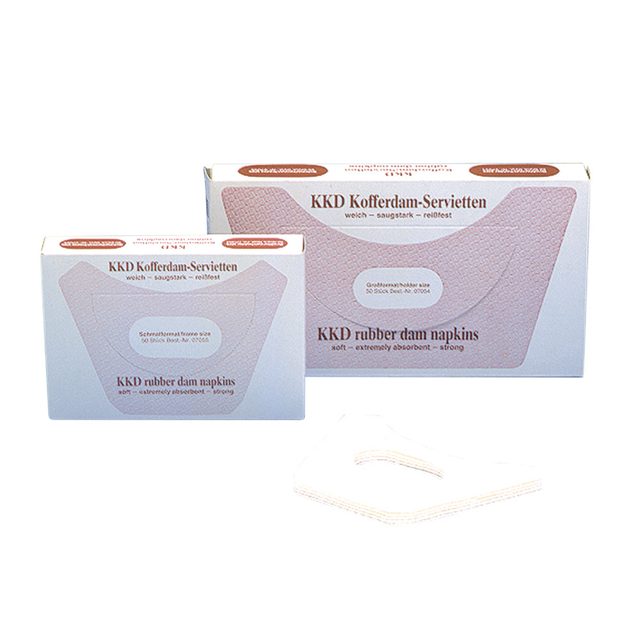 Kofferdam Servietten schmal KKD, Packung