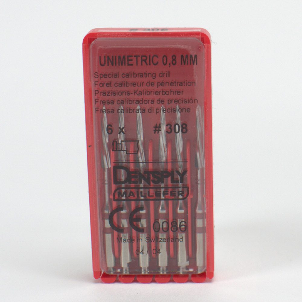 Unimetric 213 308 Kalibrierbohrer, 6 Stück