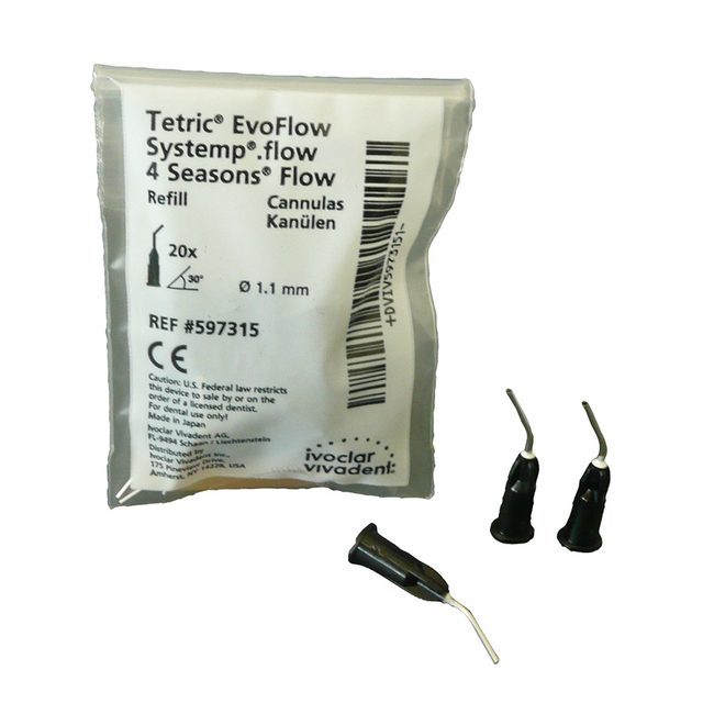 Tetric EvoFlow Applikations-Kanüle, 20 Stück