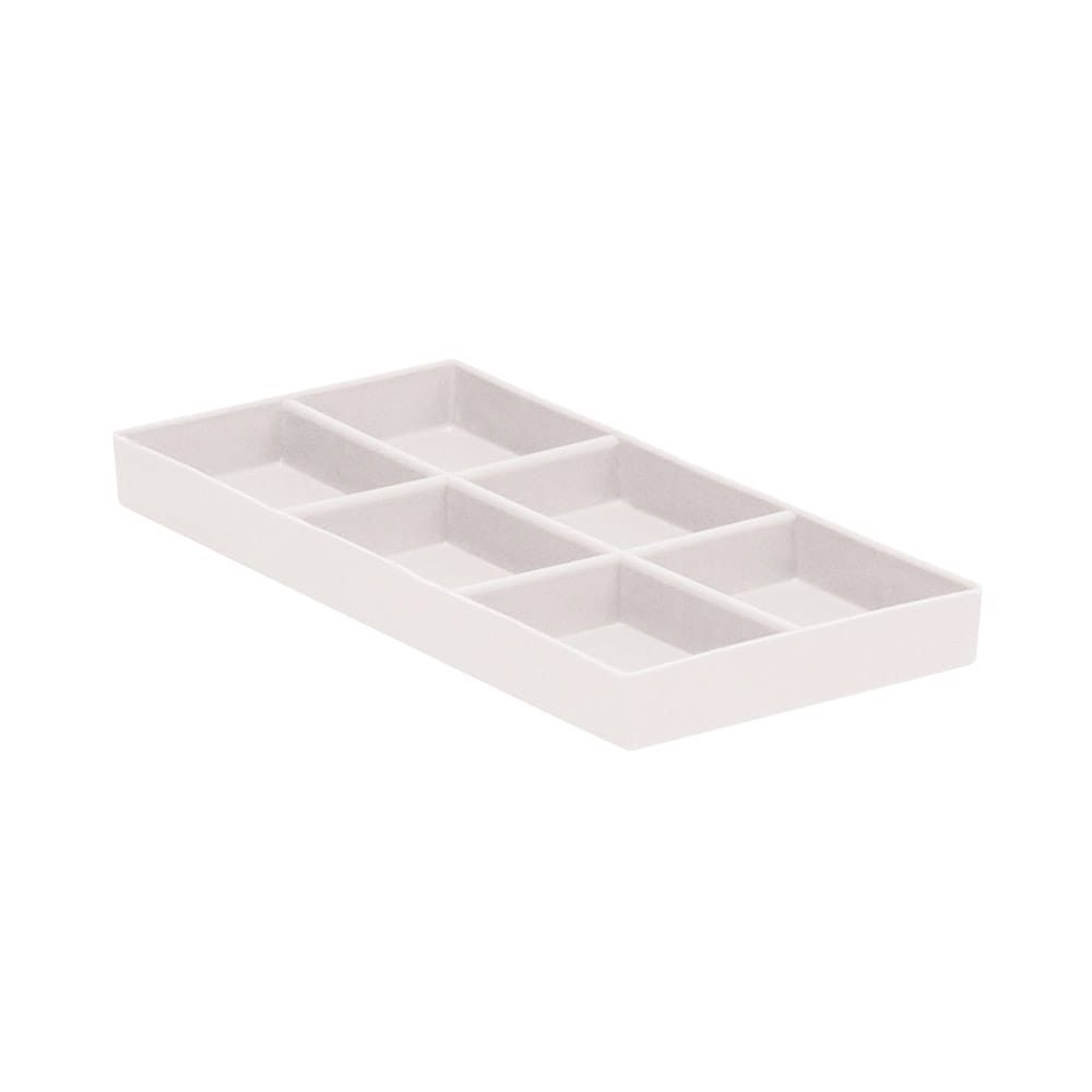 Cabinet Tray mit 6 Fächern weiß, Stück