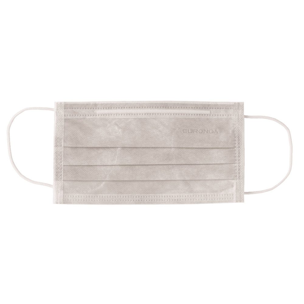 Monoart Mundsch. Gummi platingrau 50St