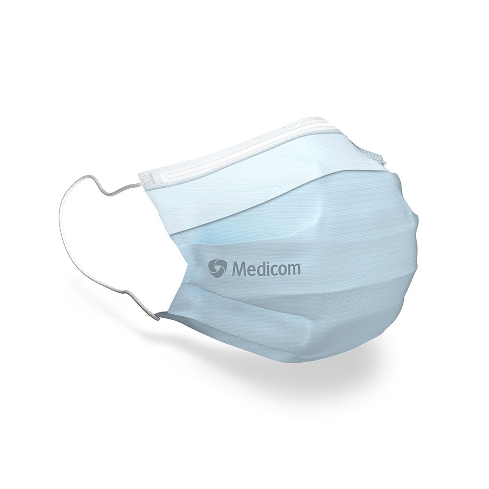 SafeMask Sofskin blau Ohrschlaufen 50St