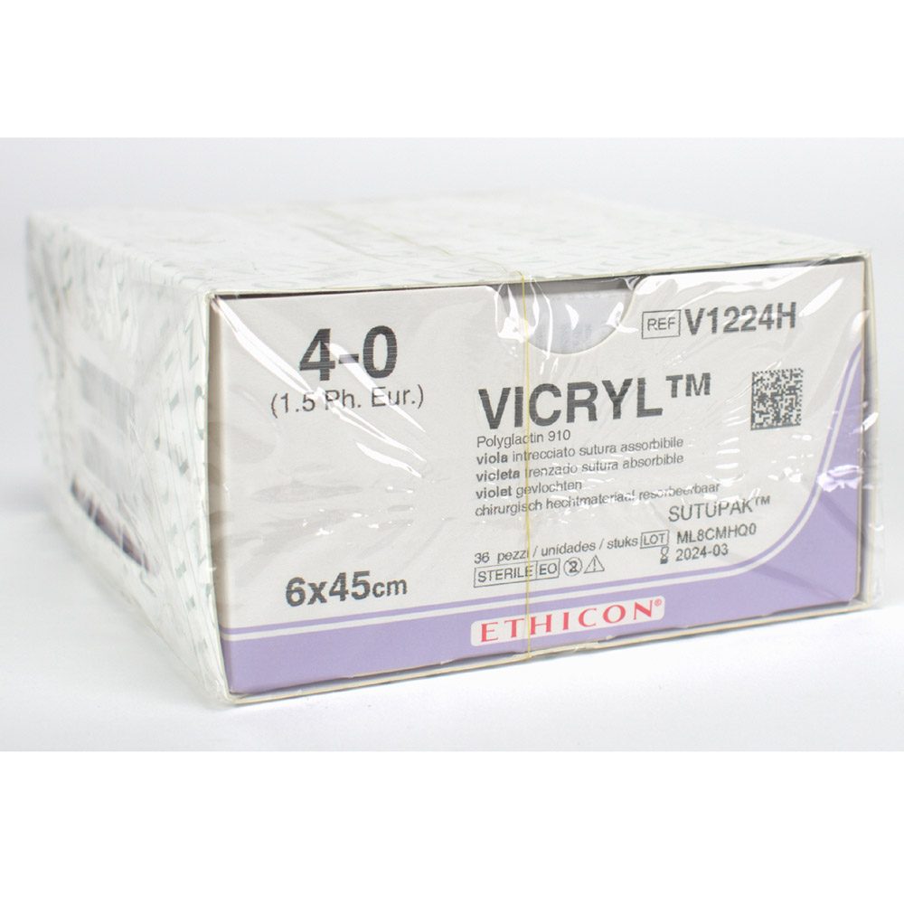 Vicryl Plus violett 4-0/1,5 6x0,45 3Dtz