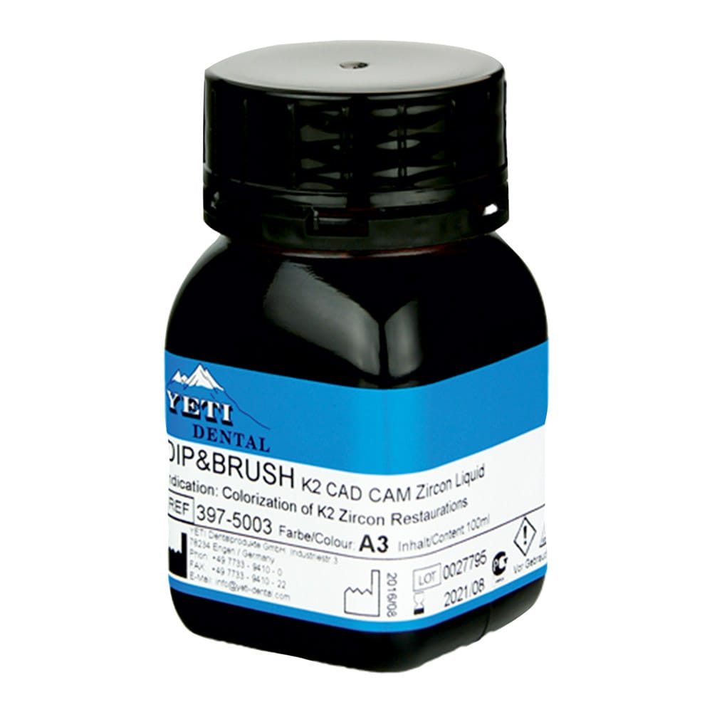 Dip & Brush K2 CAD CAM Zi.Flü. A3 100ml