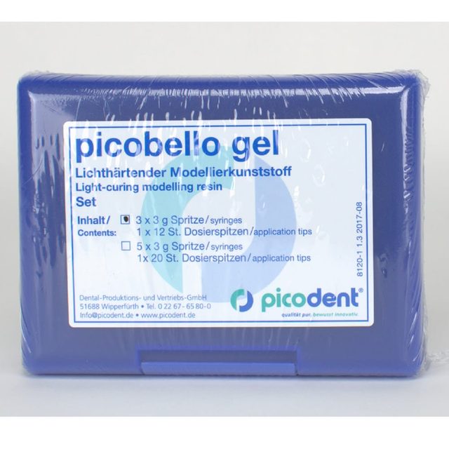 Picobello plus Gel kristallblau 3x3g Set