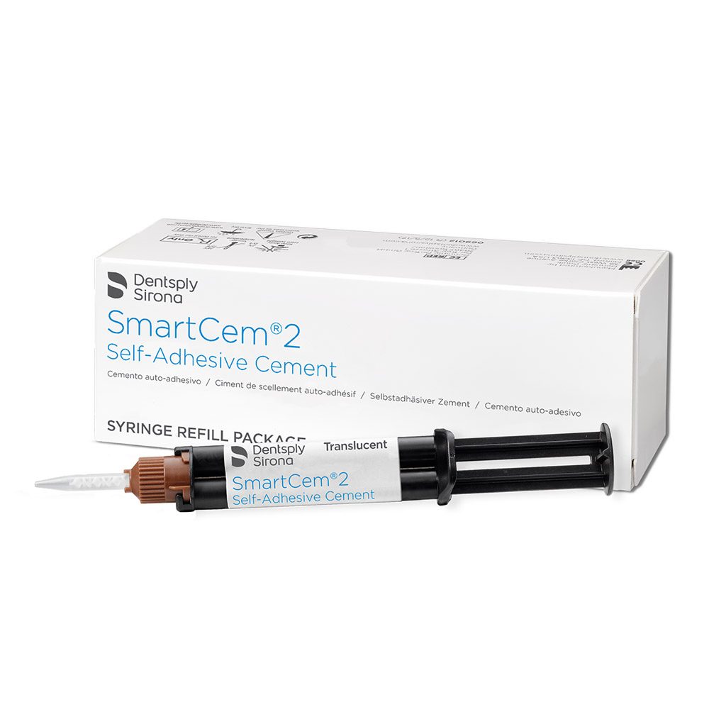 SmartCem2 transluzent, 2 x 5 g + 20 Kanülen