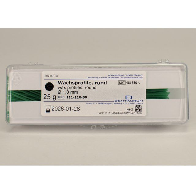 Profilwachs 1,0 rund Pa