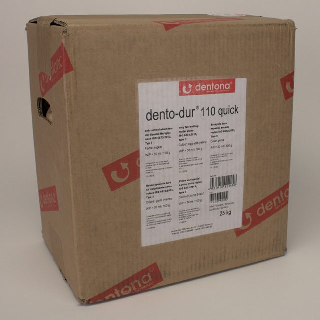 Dento-Dur 110 quick eigelb 25Kg