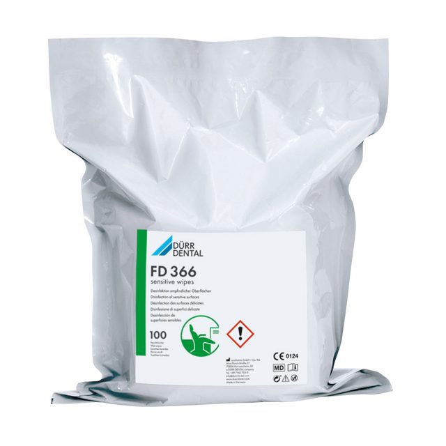 FD 366 sensitive wipes, 4 x 100 Stück Nachfüllpackung