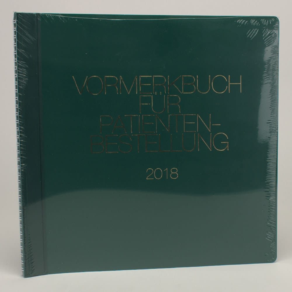 Patienten-Vormerkb. 2025 grün Spiralt St