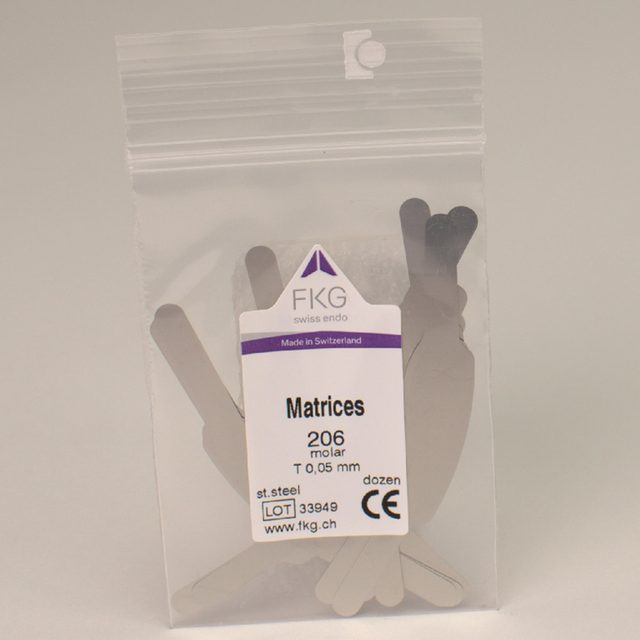 Matrizen FKG 206T Stahl 0,05 Dtz