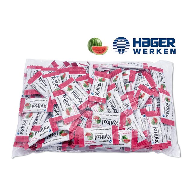 miradent Xylitol Kaugummi Wasserm. 100St