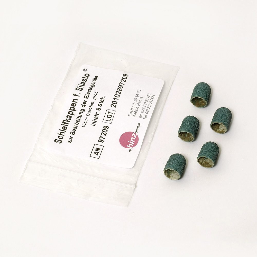 Schleifkappen f. Silasto grob 10mm 5St