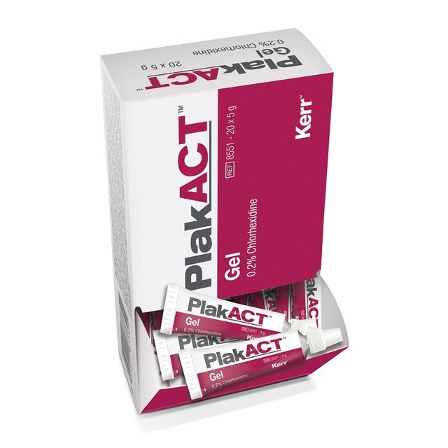 PlakACT-Gel 0,2 % Chlorhexidin, 20 x 5 g Tube