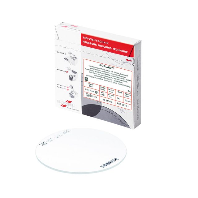 Bioplast Tiefziehfolie 125 x 2,00 mm klar, 10 Stück