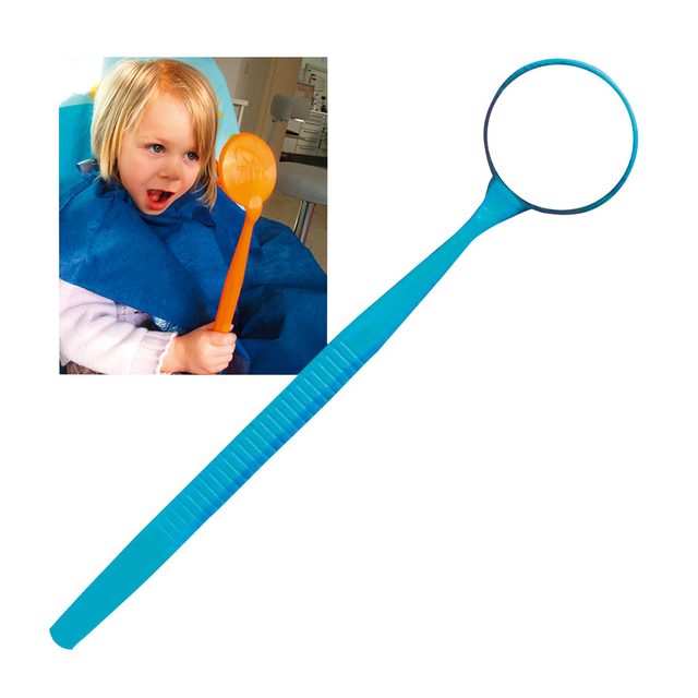 Mundspiegel Mega Mirror neonblau Pa