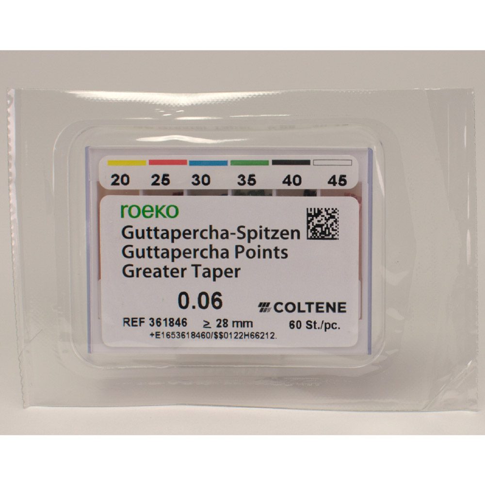 Guttaperchasp. Greater Taper 6/20-45 Pa