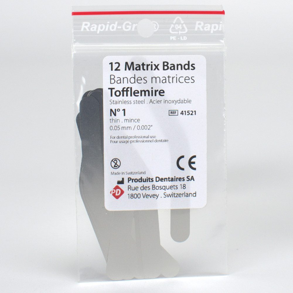 Tofflemire Matr. dünn 1 P.D. Dtz