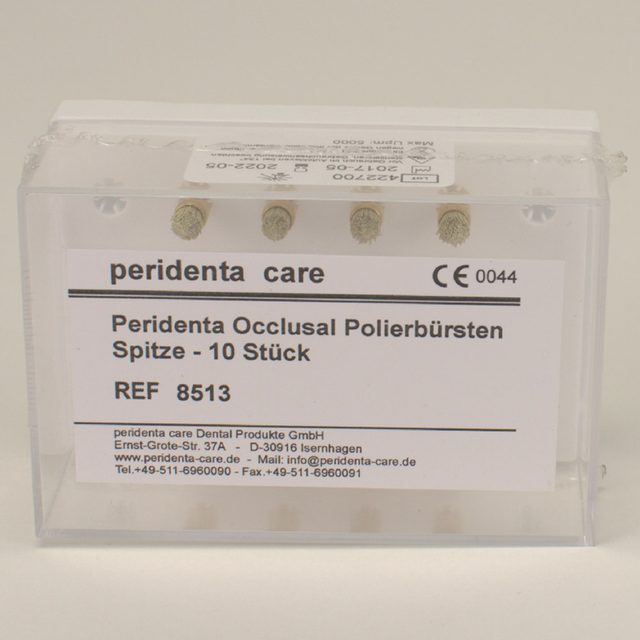 Polierbürsten occlusal Spitze 10St