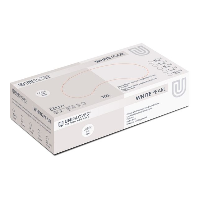 Nitril Whitepearl L 100St