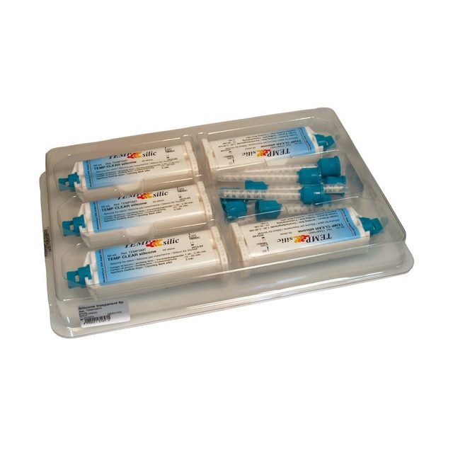 Tender Klares Silikon Kartusche, 5 x 50 ml