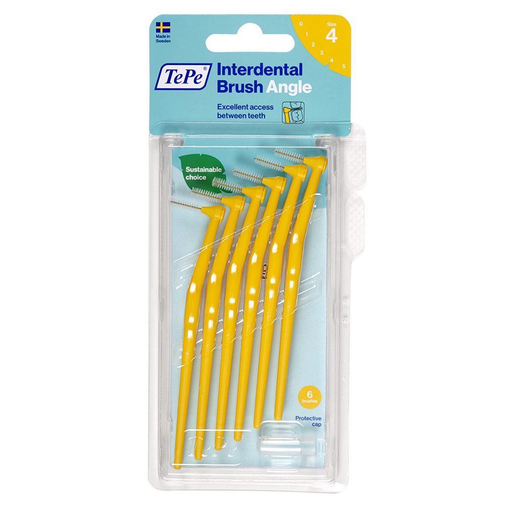 TePe Angle gelb 0,7mm, 6 Stück