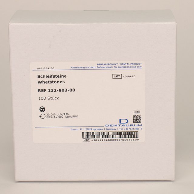 Schleifsteine Hst V3 konisch mittel rosa, 100 Stück