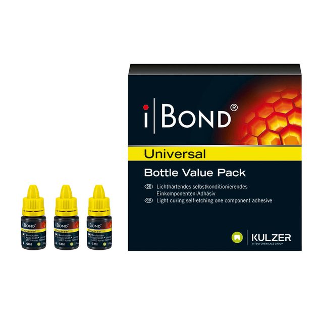 iBOND Universal, 3 x 4 ml Flasche Value Pack