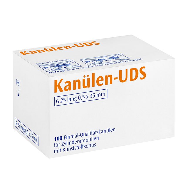 UDS-Kanülen G25 lang 0,5x35 orange 100St
