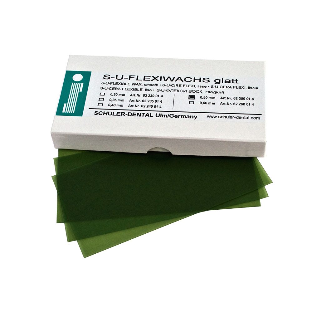 Flexiwachs glatt 0,30mm S-U 15Tafeln