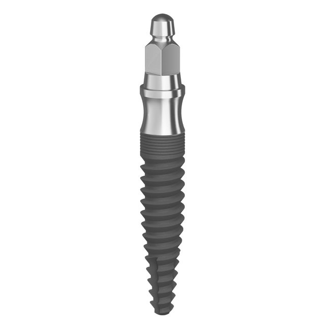 MDI 3,0 mm Hybrid Implantat mit Konuskopf &amp; MAX-Gewinde