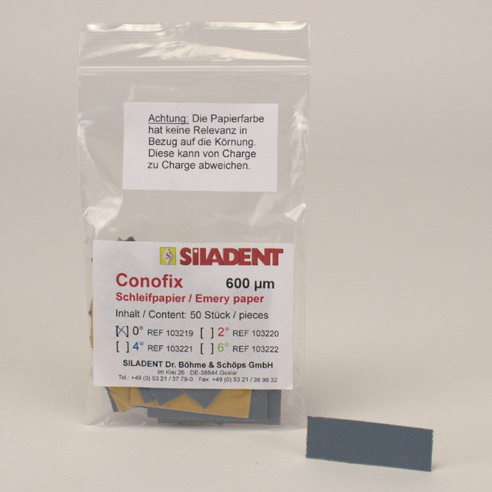 Conofix Schleifpapier 0° 600 50St