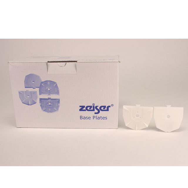 zeiser Sockelplatte klein weiss  100St