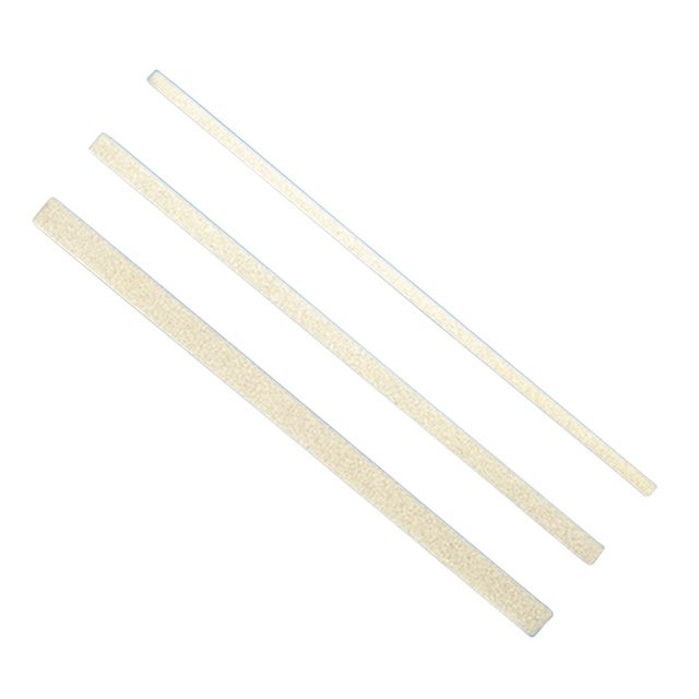 Stahlcarbo Streifen 8 mm einseitig grob, 12 Stück