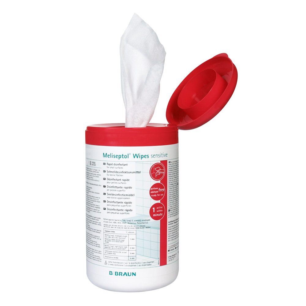 Meliseptol Wipes Sensitive, 60 Stück Nachfüllpackung