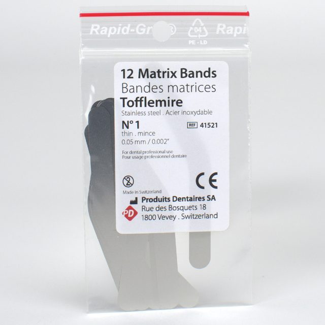 Tofflemire Matr. dünn  1 P.D. Dtz