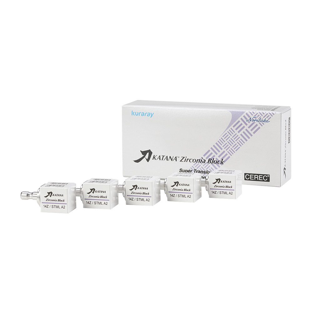 Katana Zirconia Block STML 14Z NW 5St