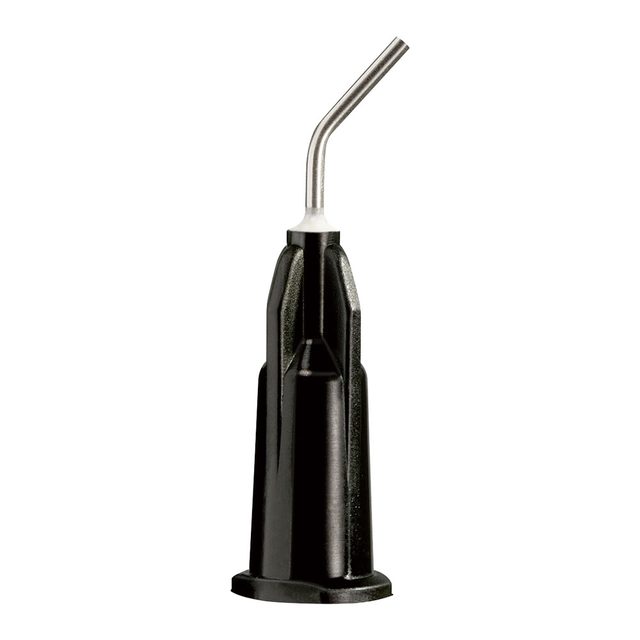 Luer-Lock-Tips gebogen schwarz, 60 Stück