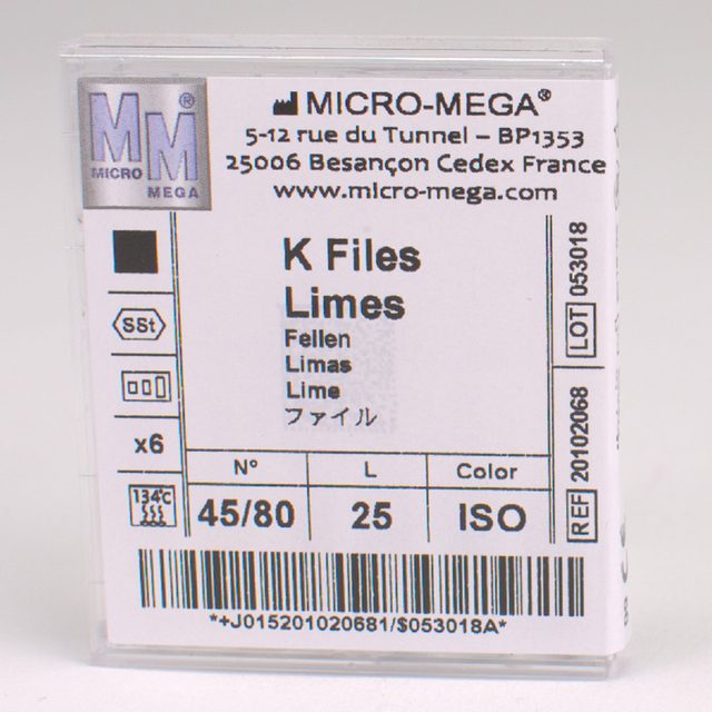 K-Feilen f. Hgd. 25mm Gr.45-80 6St