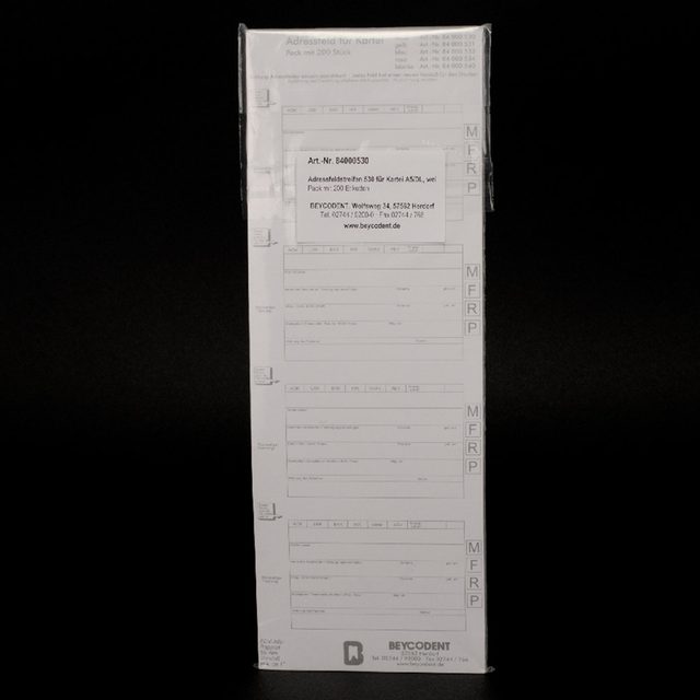Adressfelder weiss 84000530 Pa