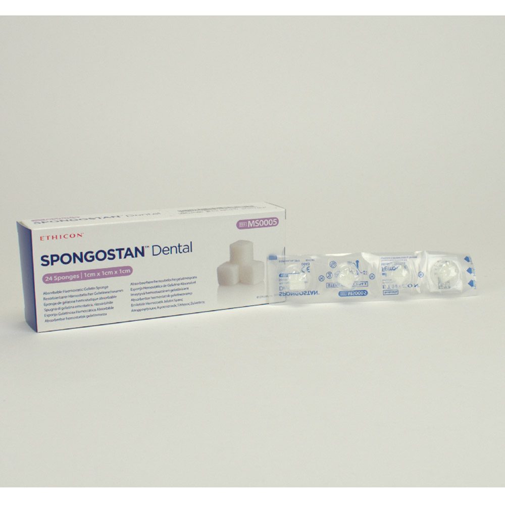 Spongostan 10 x 10 x 10 mm, 24 Stück