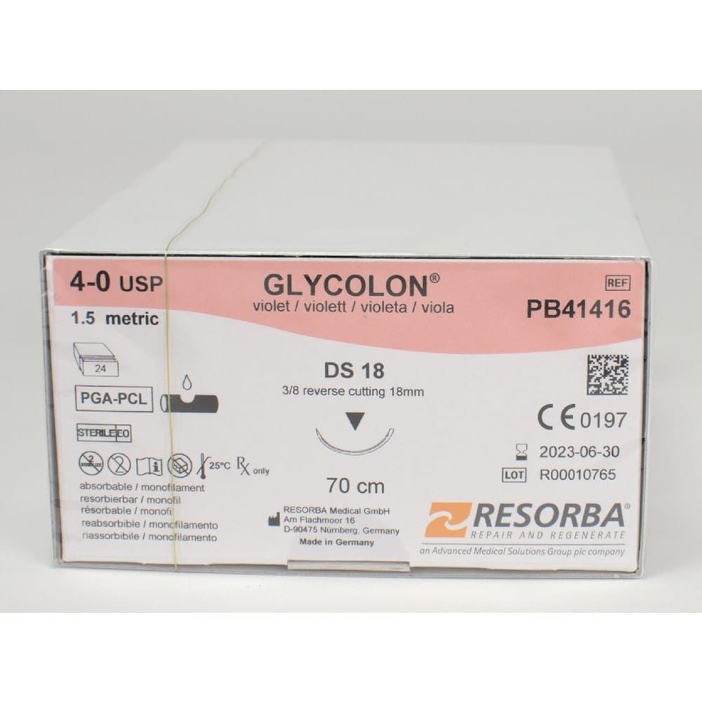 Glycolon violett 4/0 DS18 70cm  2Dtz
