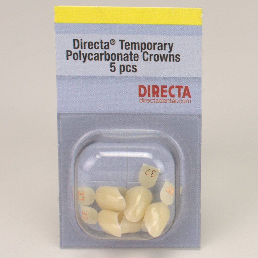 Directa-Kronen transluzent Nr. 37, 5 Stück