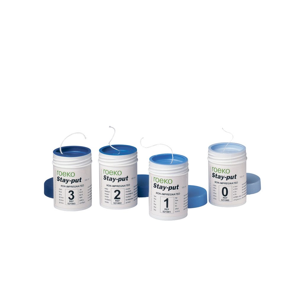 Stay-Put Retraktionsfaden 3 stark, 183 cm Packung