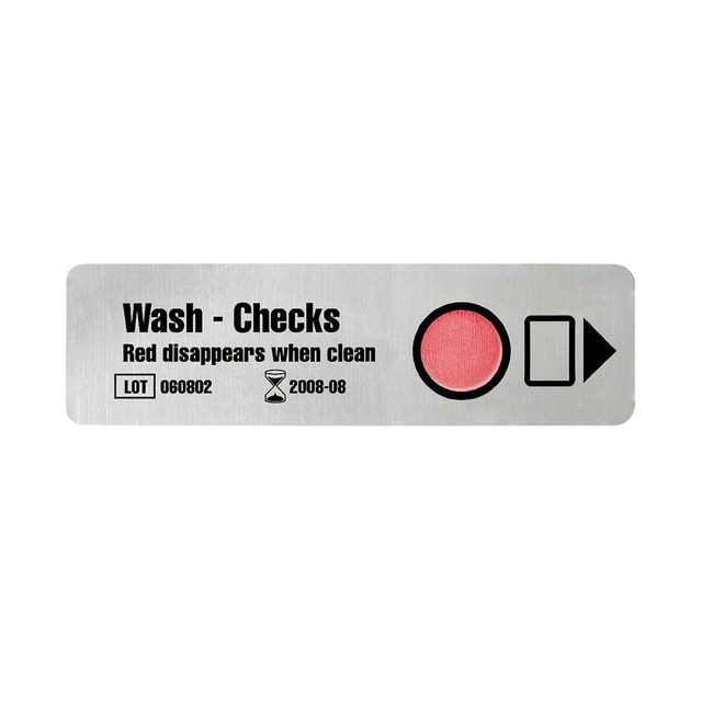 Wash-Checks Indikatorplättchen RDG 100St