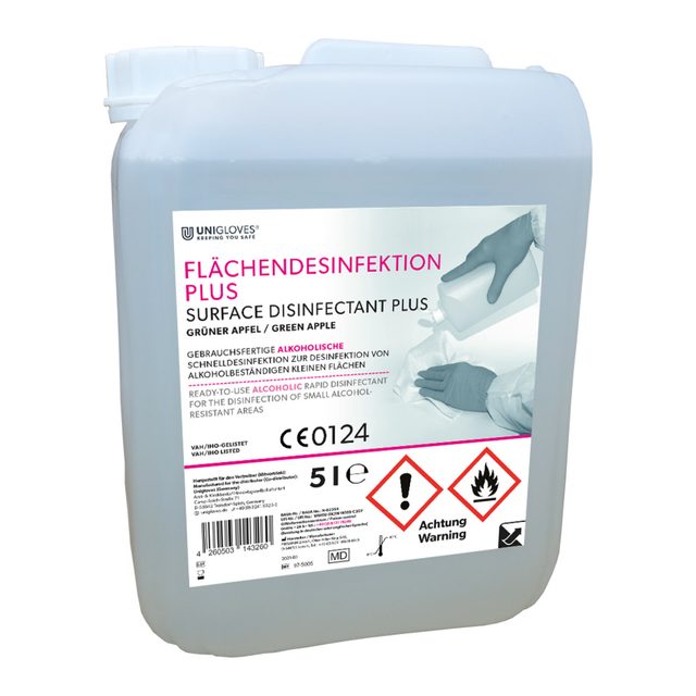 Unigloves Flächendes. Plus Apfel  5Ltr