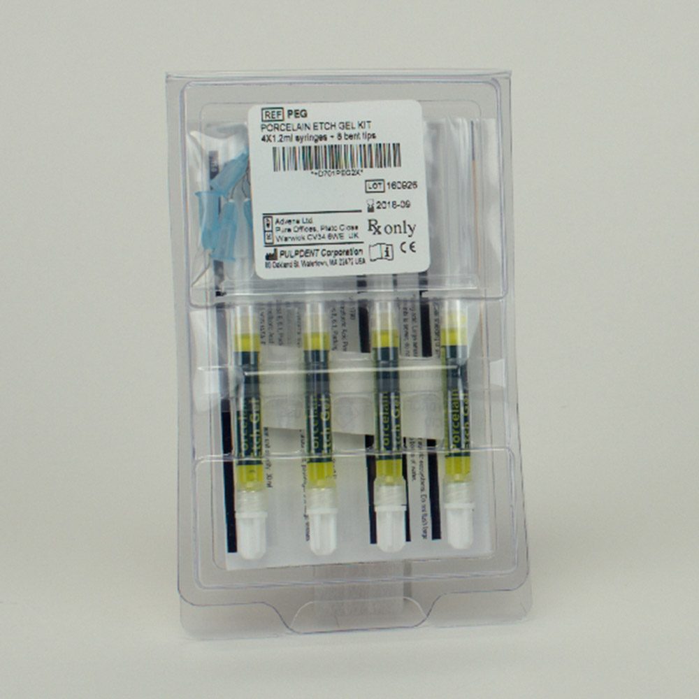 Porcelain Etch Gel  9,6% 4x1,2ml Pa