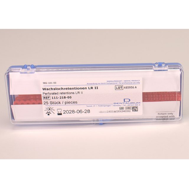 Wachslochretentionen LR2 25St