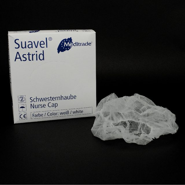 OP-Haube Bouffant weiß, 100 Stück